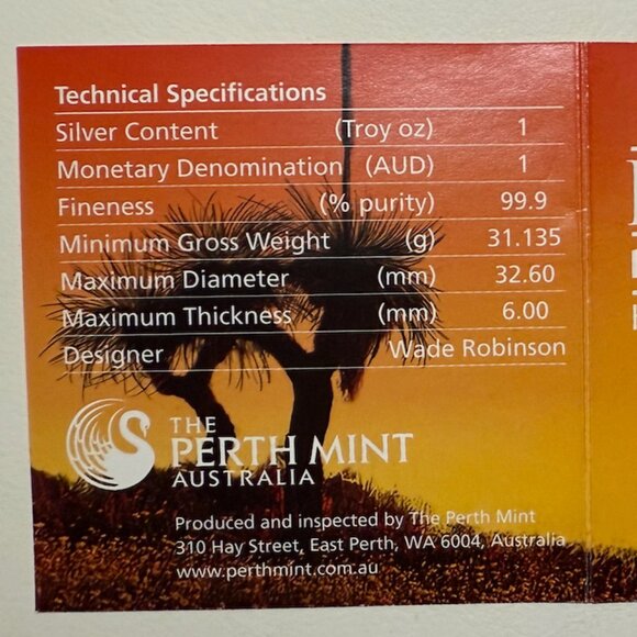 2012-P Australia Silver $1 Kangaroo High Relief NGC PF70 UCam, OGP - Picture 6 of 7